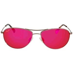 Maui Jim Baby Beach Aviator Rose Gold.